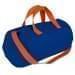 USA Made Nylon Poly Gym Roll Bags, Royal Blue-Orange, ROCX31AA00
