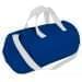 USA Made Nylon Poly Gym Roll Bags, Royal Blue-White, ROCX31AA04