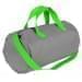 USA Made Nylon Poly Gym Roll Bags, Grey-Lime, ROCX31AA1Y