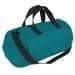 USA Made Nylon Poly Gym Roll Bags, Turquoise-Black, ROCX31AA9R