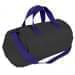 USA Made Nylon Poly Gym Roll Bags, Black-Purple, ROCX31AAO1