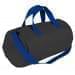 USA Made Nylon Poly Gym Roll Bags, Black-Royal Blue, ROCX31AAO3