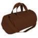 USA Made Nylon Poly Gym Roll Bags, Brown-Brown, ROCX31AAPS