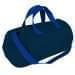 USA Made Nylon Poly Gym Roll Bags, Navy-Royal Blue, ROCX31AAW3