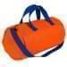 USA Made Nylon Poly Gym Roll Bags, Orange-Royal Blue, ROCX31AAX3