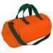 USA Made Nylon Poly Gym Roll Bags, Orange-Hunter Green, ROCX31AAXV