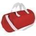 USA Made Nylon Poly Gym Roll Bags, Red-White, ROCX31AAZ4