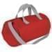 USA Made Nylon Poly Gym Roll Bags, Red-Grey, ROCX31AAZU