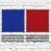 Royal Blue-Red Ripstop Slide Buckle Skate Hat, Swatch