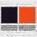 Navy-Orange Ripstop Velcro Dad Cap, Swatch