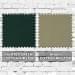 Hunter Green-Khaki Ripstop Leather Skate Hat, Swatch