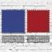 Royal Blue-Red Spacer Mesh Swatches