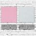 Pink-White Spacer Mesh Swatches