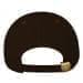 Black-Orange Twill Back Contrast Stitch Fabric Strap