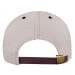 Putty-Black Twill Back Contrast Stitch Leather Strap