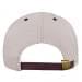Putty-Dark Gray Twill Back Contrast Stitch Leather Strap