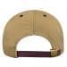 Khaki-Hunter Green Twill Back Contrast Stitch Leather Strap