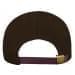 Black-Red Twill Back Contrast Stitch Leather Strap