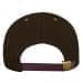 Black-Khaki Twill Back Contrast Stitch Leather Strap