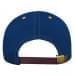 Navy-Athletic Gold Twill Back Contrast Stitch Leather Strap