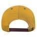 Athletic Gold-Navy Twill Back Contrast Stitch Leather Strap