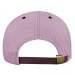 Pink-Black Twill Back Contrast Stitch Leather Strap