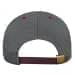 Light Gray-Red Twill Back Contrast Stitch Leather Strap