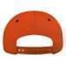 Orange-Black Twill Back Contrast Stitch Snapback