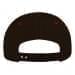 Black-Red Twill Back Contrast Stitch Snapback
