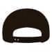 Black-Purple Twill Back Contrast Stitch Snapback