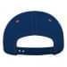 Navy-Orange Twill Back Contrast Stitch Snapback