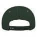 Hunter Green-Khaki Twill Back Contrast Stitch Snapback