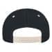Dark Gray-White Twill Back Contrast Stitch Snapback