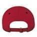 Red-Black Twill Back Contrast Stitch Polo Strap