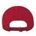 Red-Navy Twill Back Contrast Stitch Polo Strap