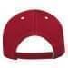 Red-White Twill Back Contrast Stitch Velcro Strap