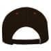 Black-Orange Twill Back Contrast Stitch Velcro Strap