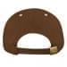 Brown-White Twill Back Contrast Eyelets Fabric Strap