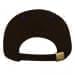 Black-Royal Blue Twill Back Contrast Eyelets Fabric Strap