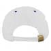 White-Royal Blue Twill Back Contrast Eyelets Fabric Strap
