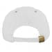 White-Khaki Twill Back Contrast Eyelets Fabric Strap
