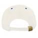 White-Navy Twill Back Contrast Eyelets Fabric Strap