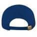 Navy-Royal Blue Twill Back Contrast Eyelets Fabric Strap