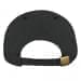 Dark Gray-Black Twill Back Contrast Eyelets Fabric Strap