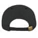 Dark Gray-Black Twill Back Contrast Eyelets Fabric Strap