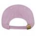 Pink-White Twill Back Contrast Eyelets Fabric Strap