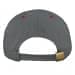 Light Gray-Red Twill Back Contrast Eyelets Fabric Strap