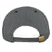Light Gray-Black Twill Back Contrast Eyelets Fabric Strap