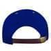 Royal Blue-Light Gray Twill Back Contrast Eyelets Leather Strap