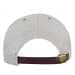 Putty-Dark Gray Twill Back Contrast Eyelets Leather Strap